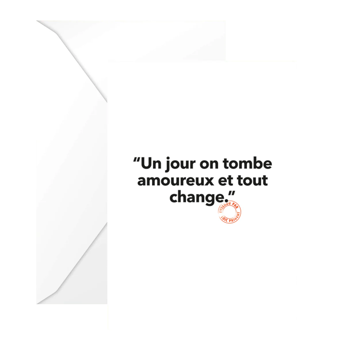 Carte Postale Un Jour On Tombe Amoureux