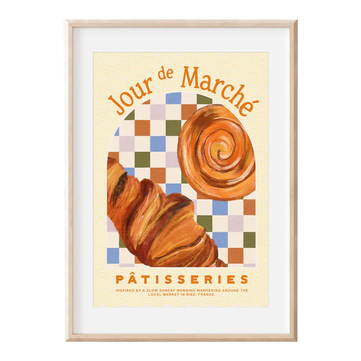 Affiche A3 Pastries