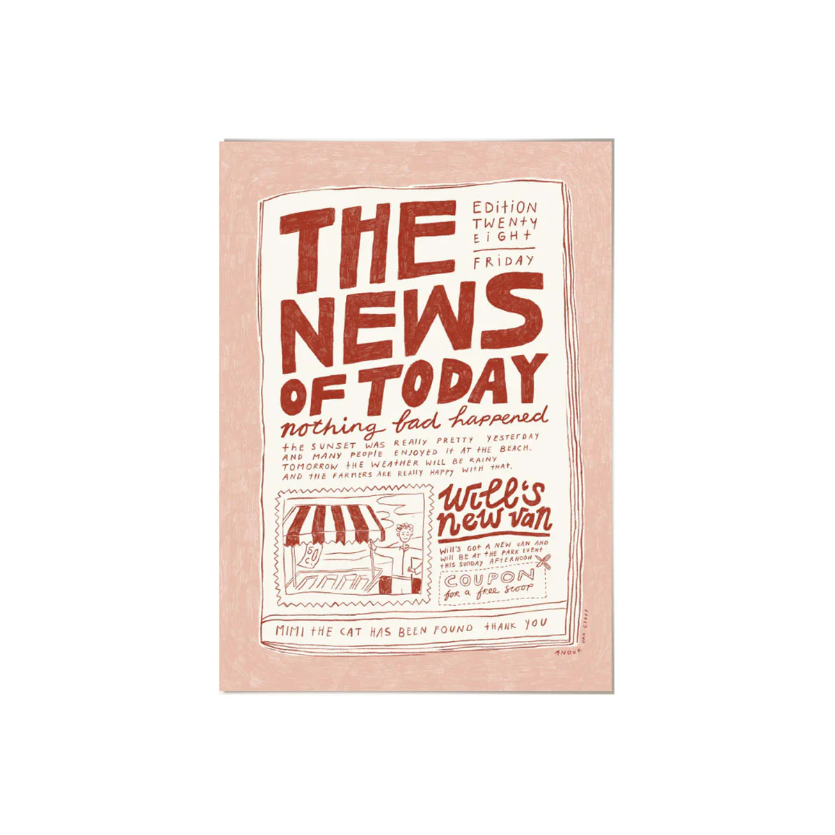 Affiche Anouk The News of Today