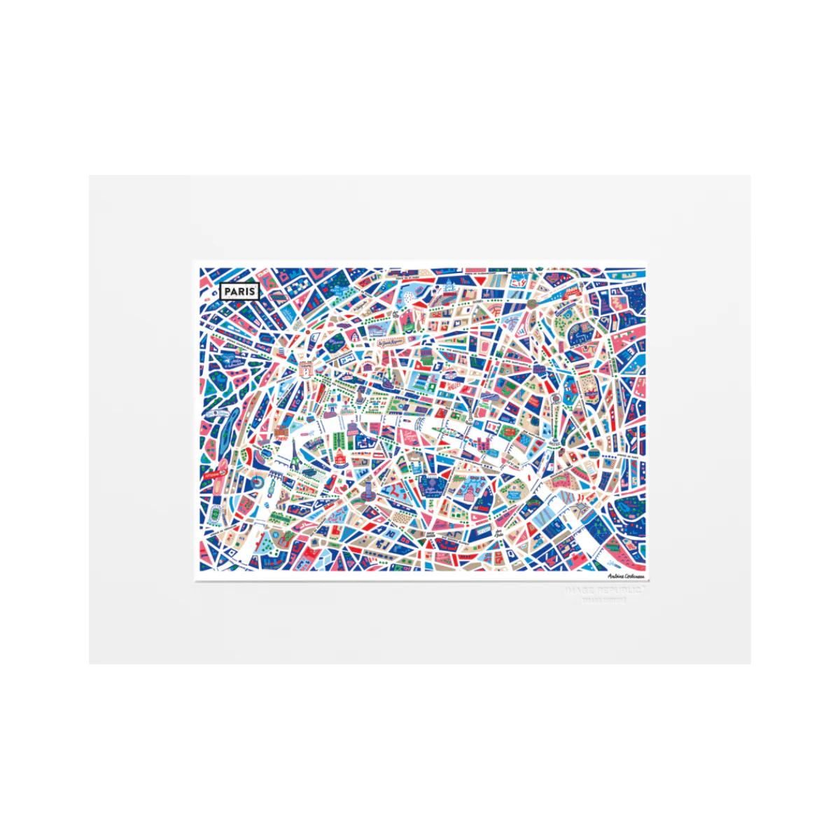 Affiche Antoine Corbineau Paris - 30 x 40 cm