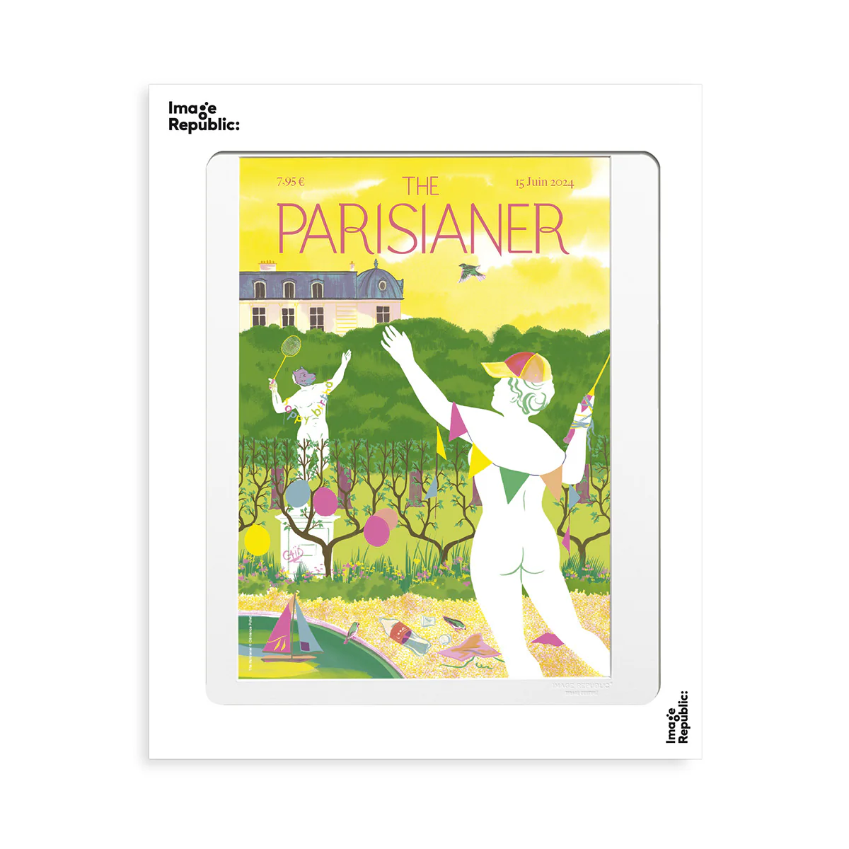 Affiche Badminton - The Parisianer N°103 - Pollet