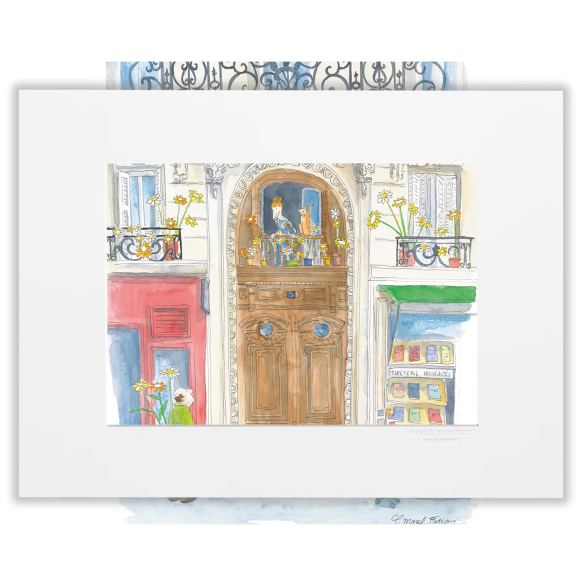 Affiche Claire Morel Fatio N°29 - Amour Fleuri - 30 x 40 cm