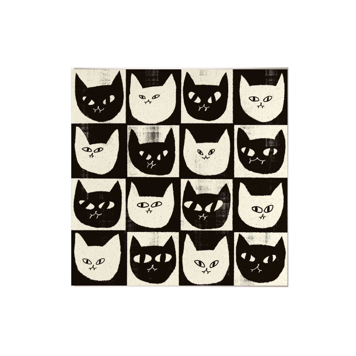 Affiche Eniko Eged Black Cat White