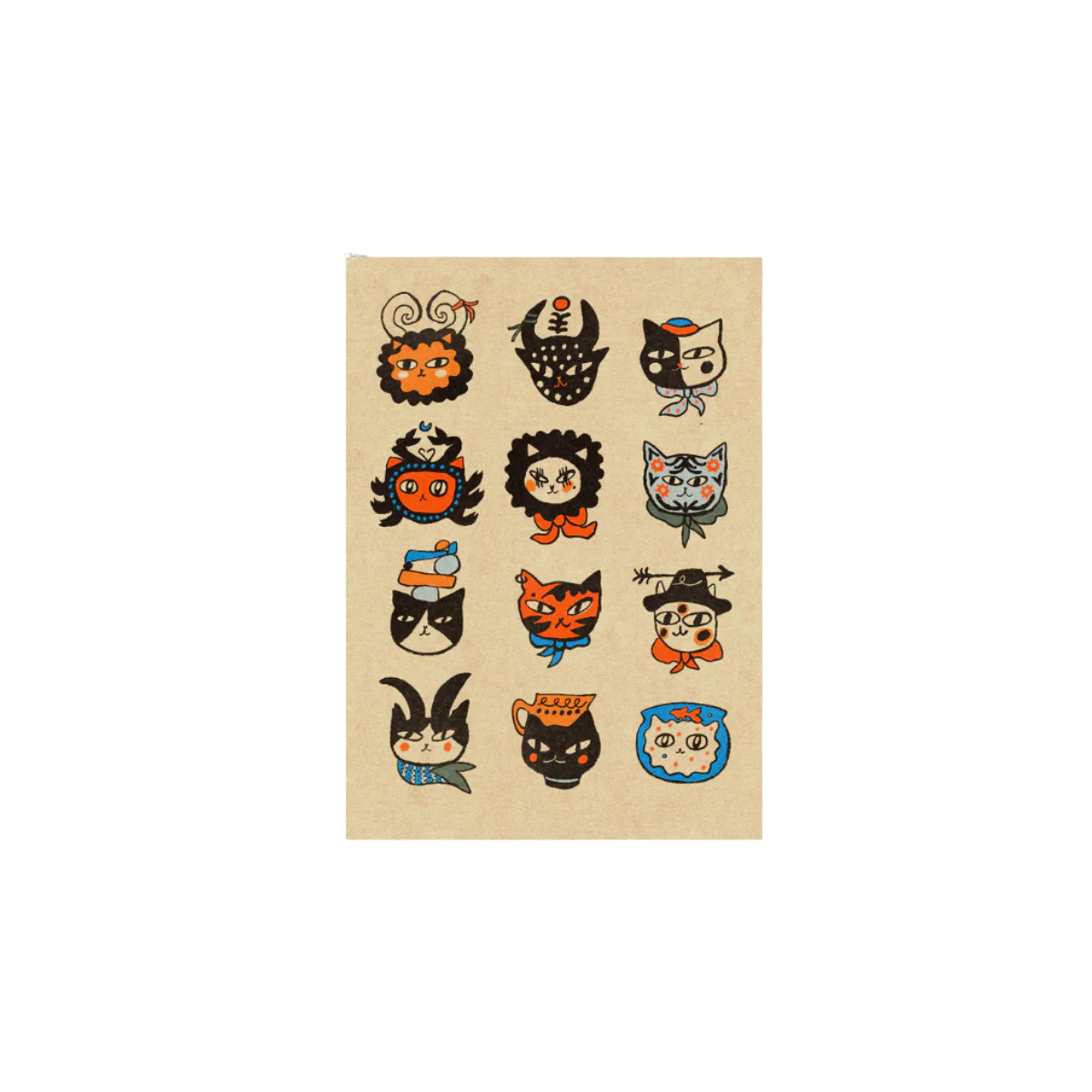Affiche Enikő Eged - Cat Horoscope