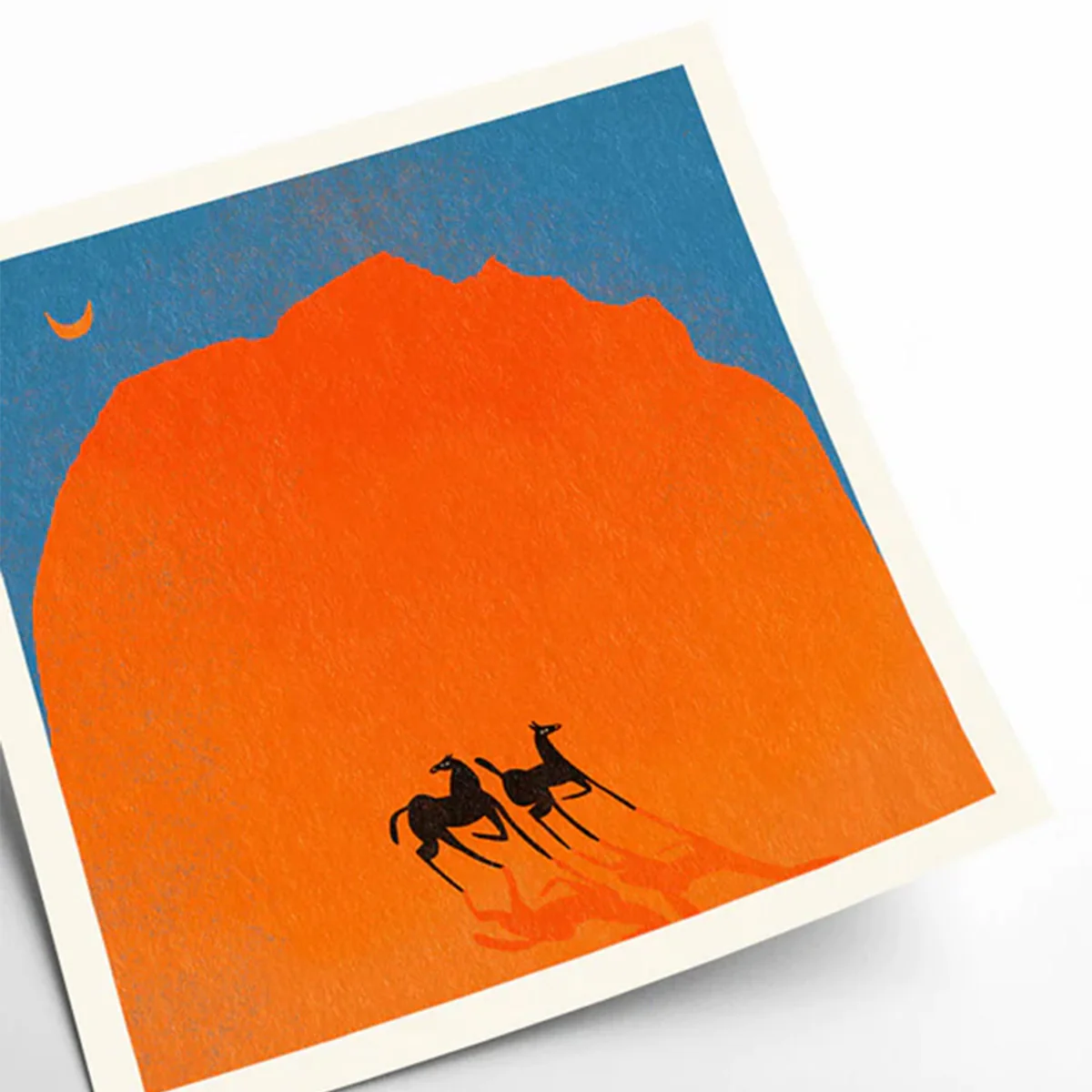 Affiche Enik? Eged - Horses of Wadi Rum - 50 x 50 cm - Image 2