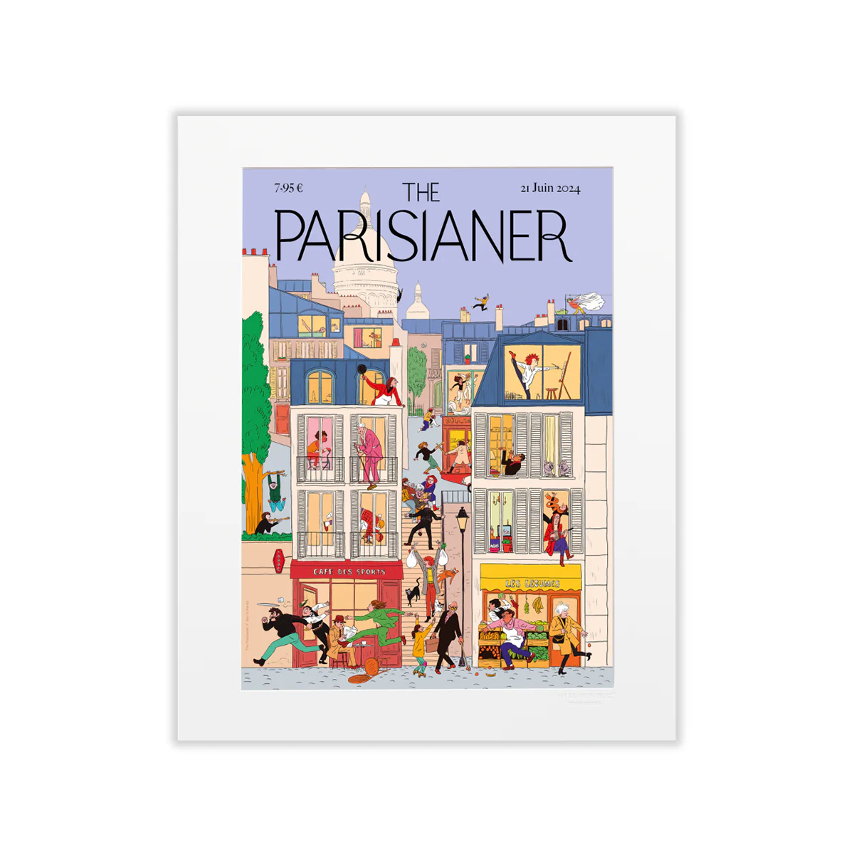 Affiche Le Sport Dans La ville - The Parisianer N°102 - Aznarez