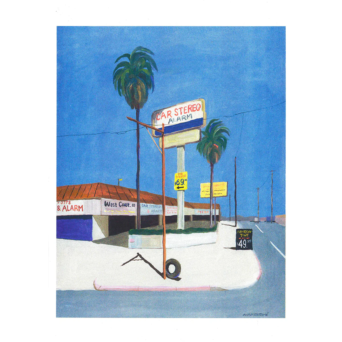 Affiche Los Angeles, California - Nao Tatsumi