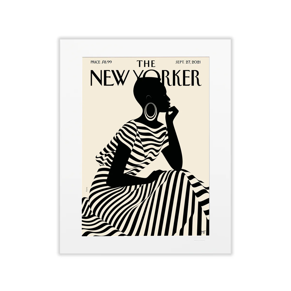 Affiche The Newyorker 223 Malika Favre - 40 x 50 cm