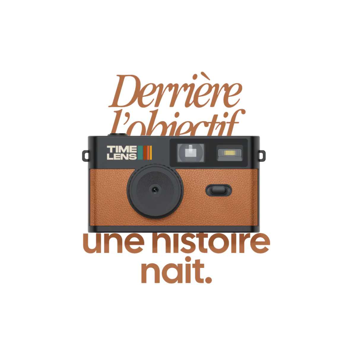 Appareil photo TimeLens® Marron - Image 2