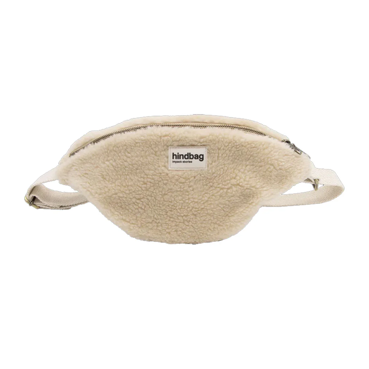 Banane Sasha en fourrure Beige