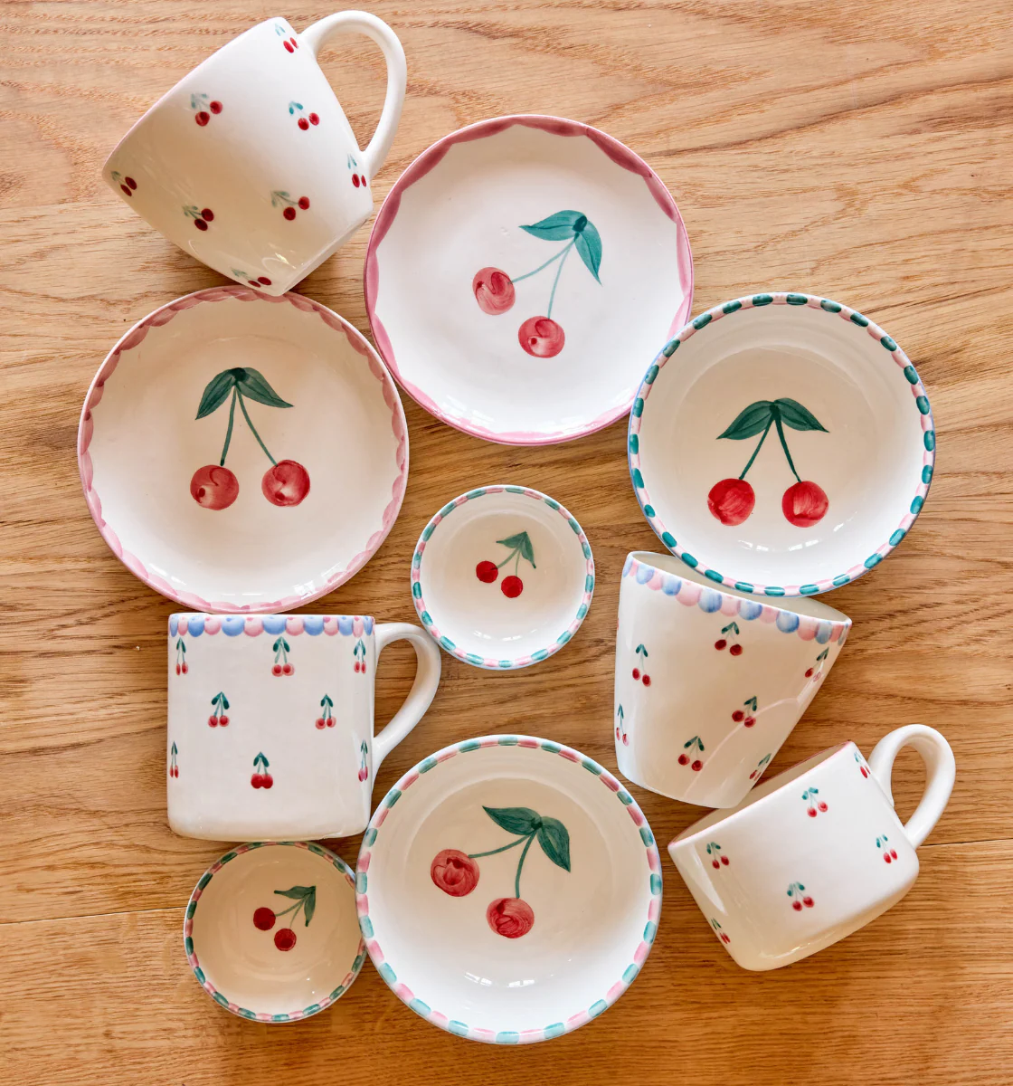 Bol dipping Cherries en céramique - Image 3