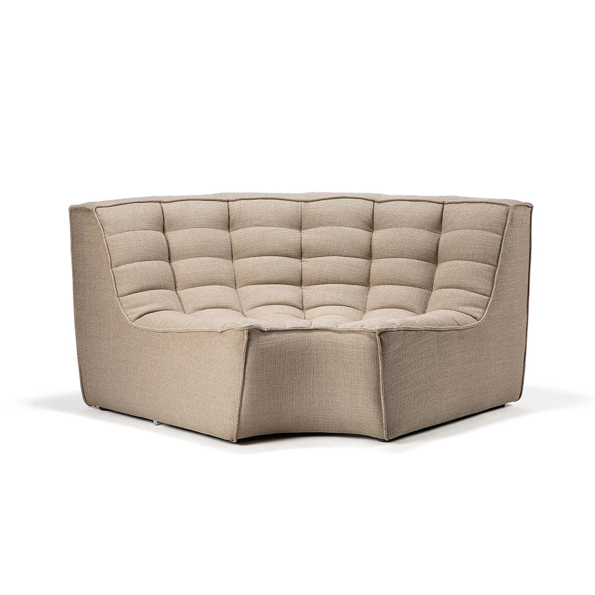 Module d'angle arrondi canapé N701 - Beige