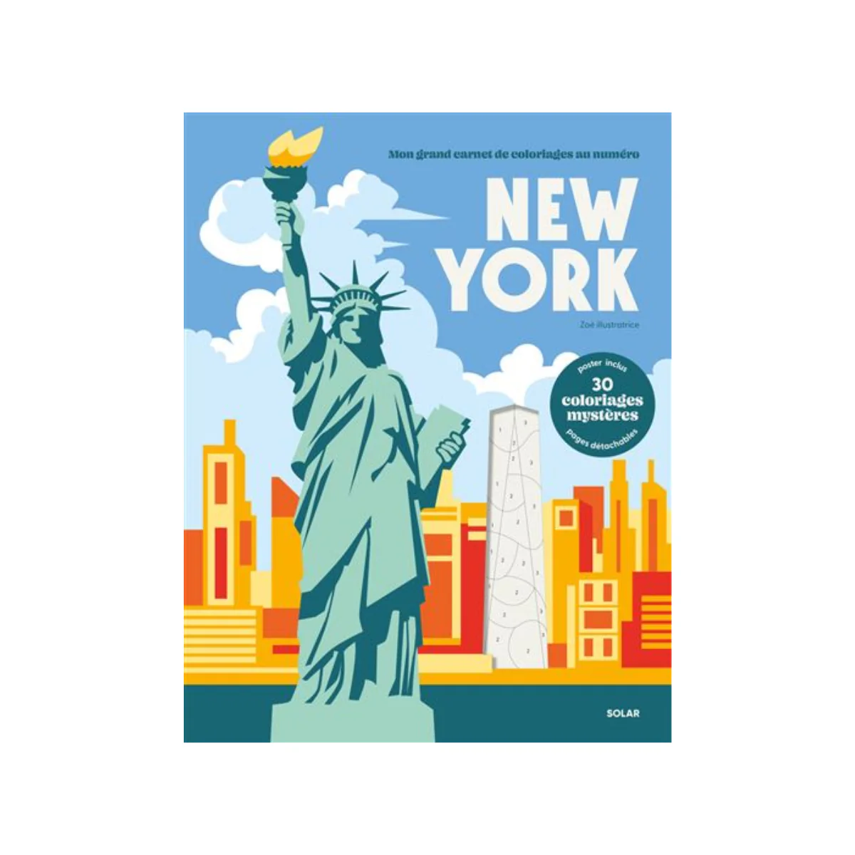 Carnet de coloriages au numéro - New York