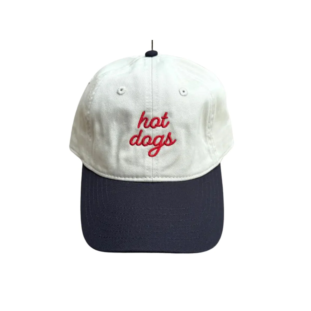 Casquette Baseball Hot dogs - Kaki / Noir / Rouge