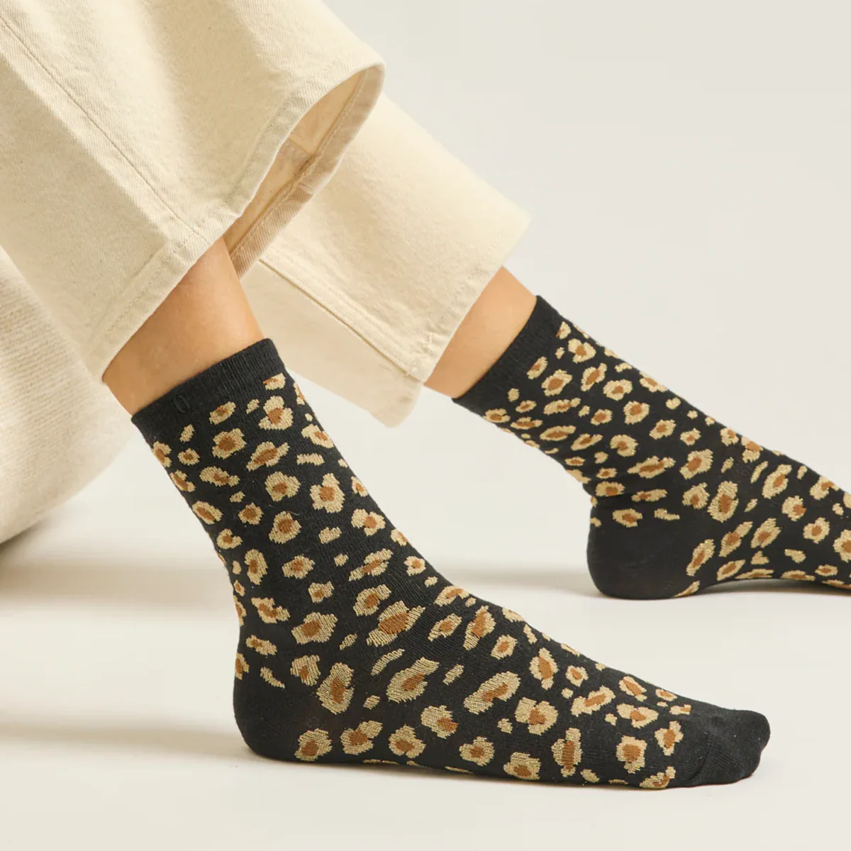 Coffret de 7 Chaussettes Léopard Paillettes - Image 3