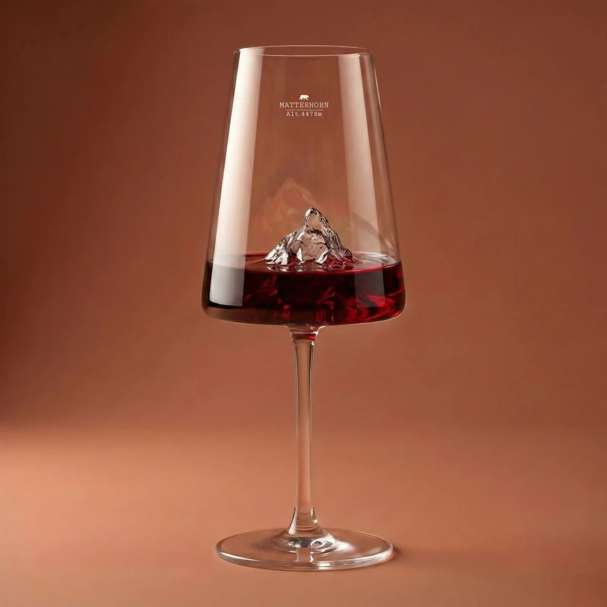 Coffret Verre à vin topographic Matterhorn - Image 2