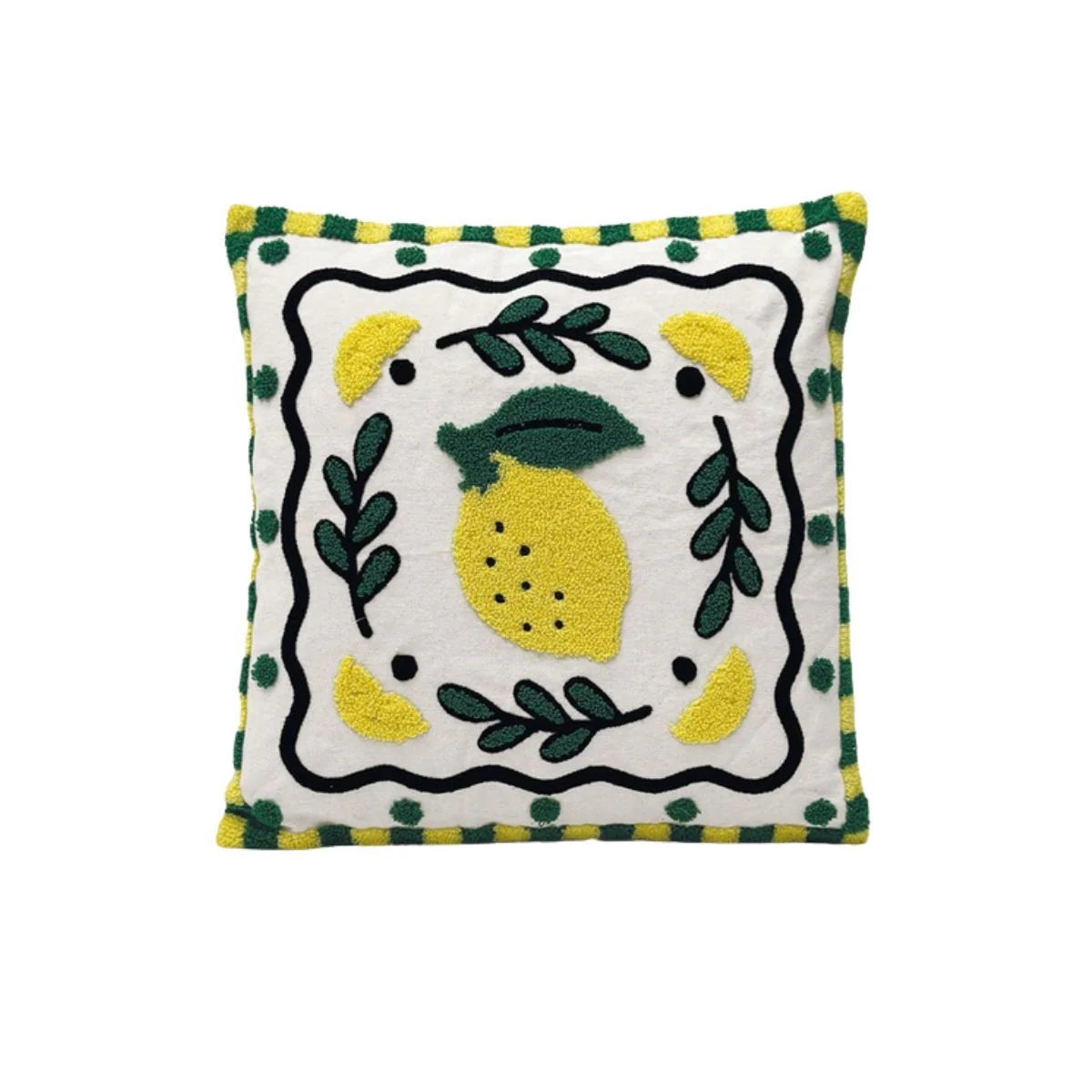 Coussin Influence Citron - 40 x 40 cm