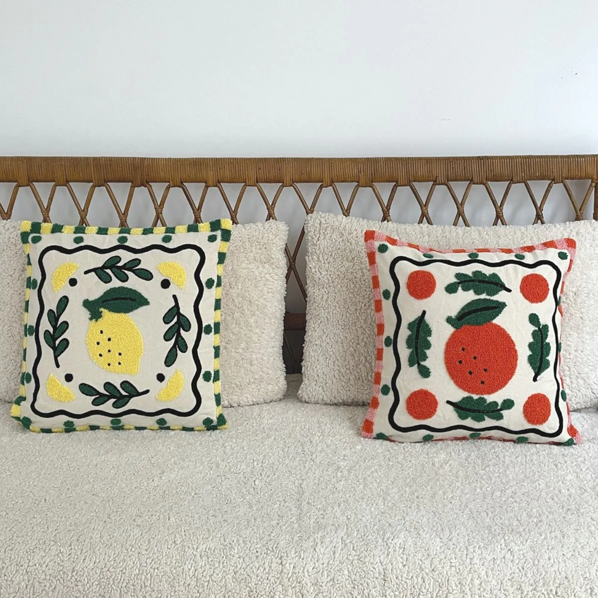 Coussin Influence Orange - 40 x 40 cm - Image 2