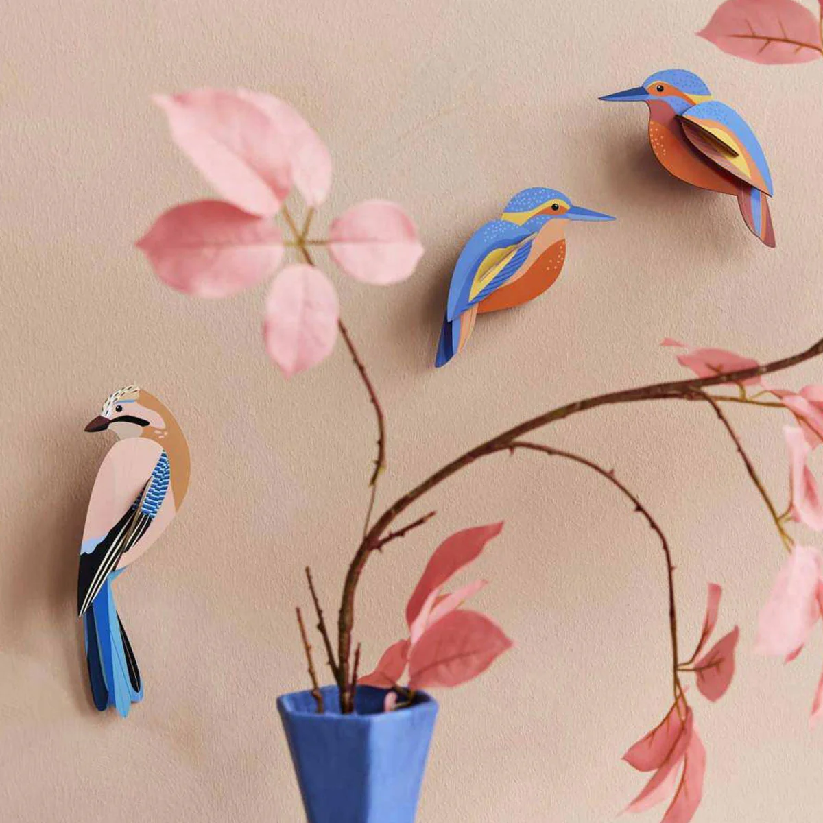Décoration Murale Garden Birds Kingfishers - Image 3