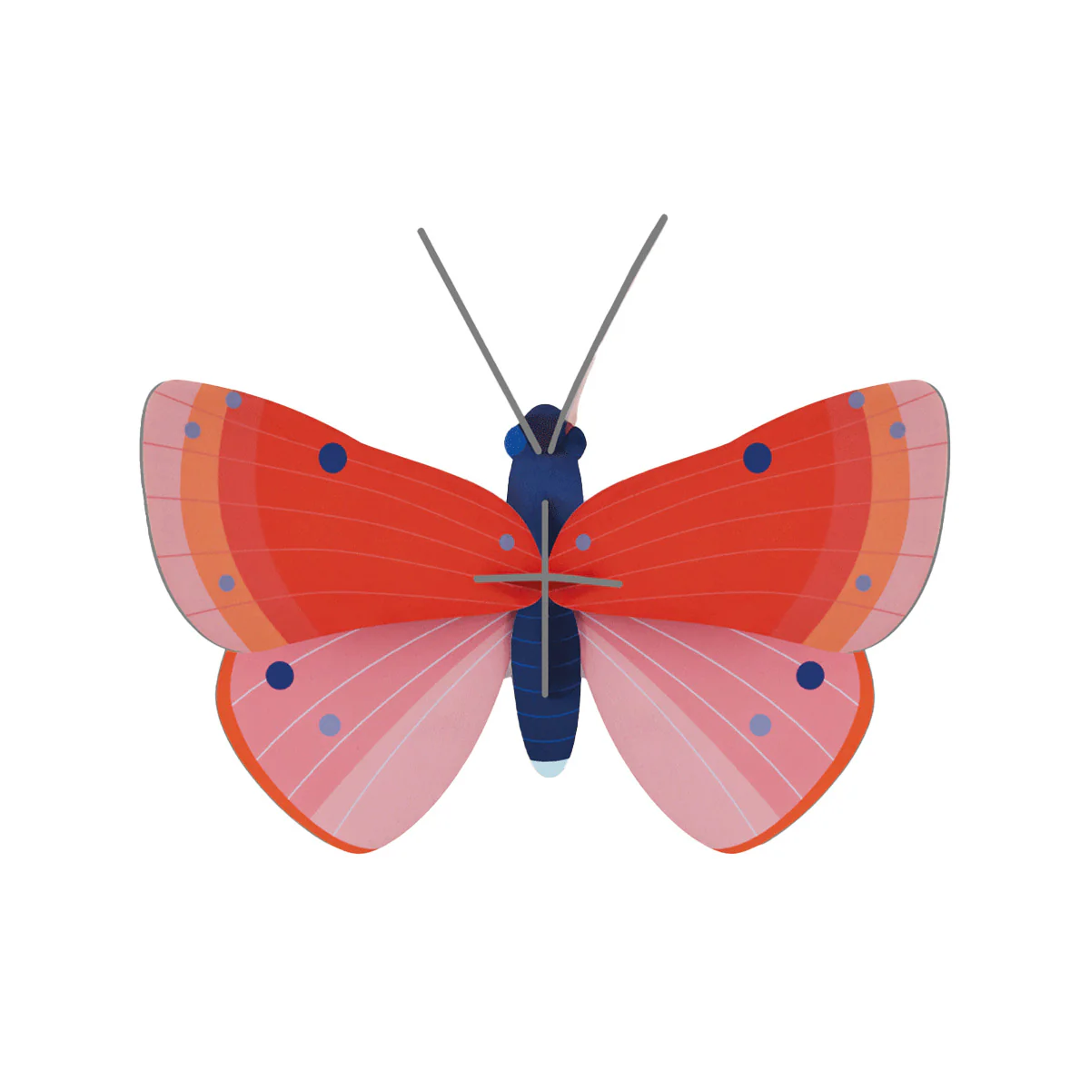 Décoration murale Papillon Speckled Copper en carton recyclé