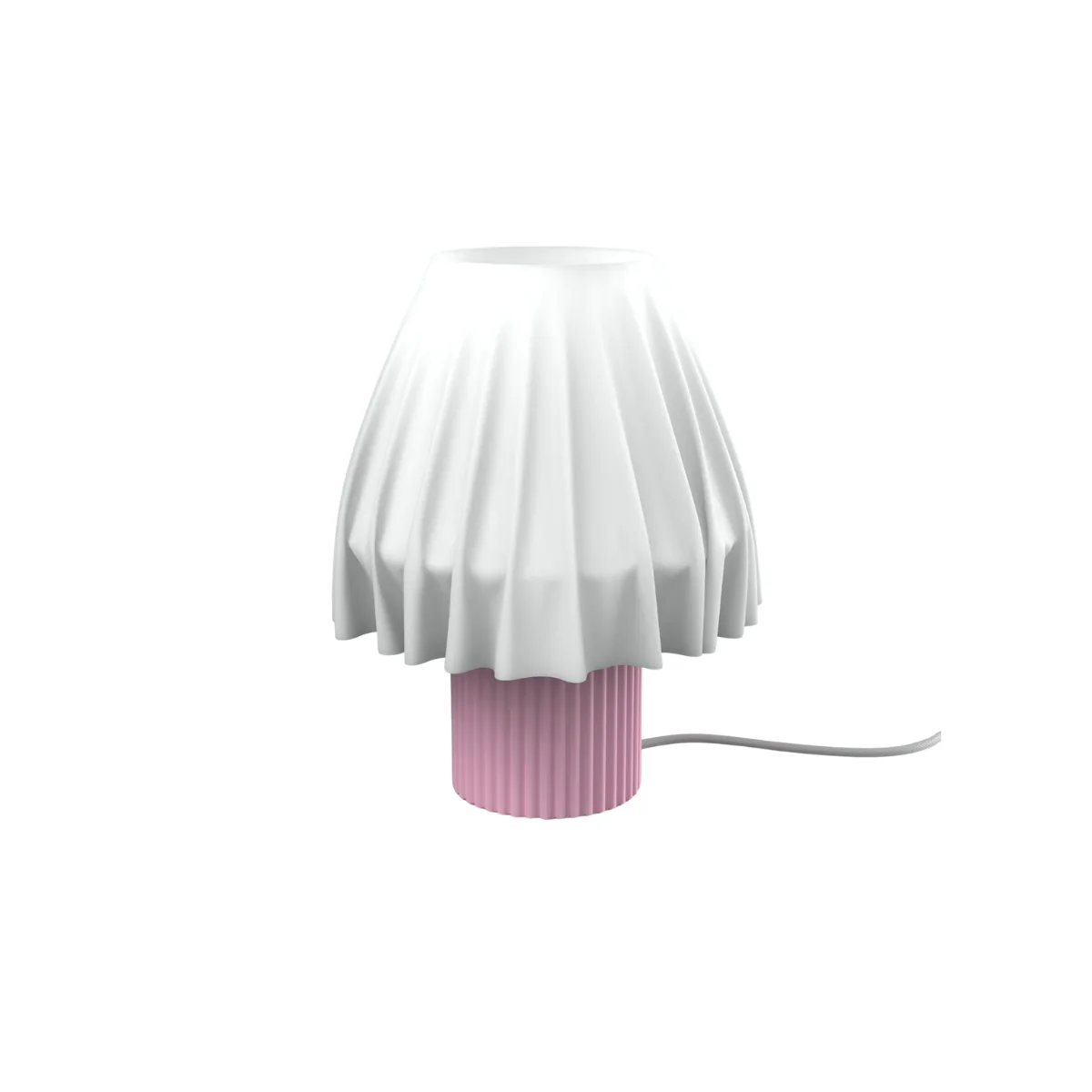 Lampe de Table - Volute Petal Rose