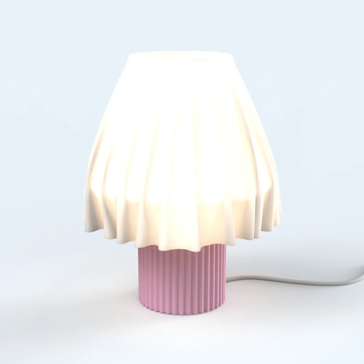 Lampe de Table - Volute Petal Rose - Image 2