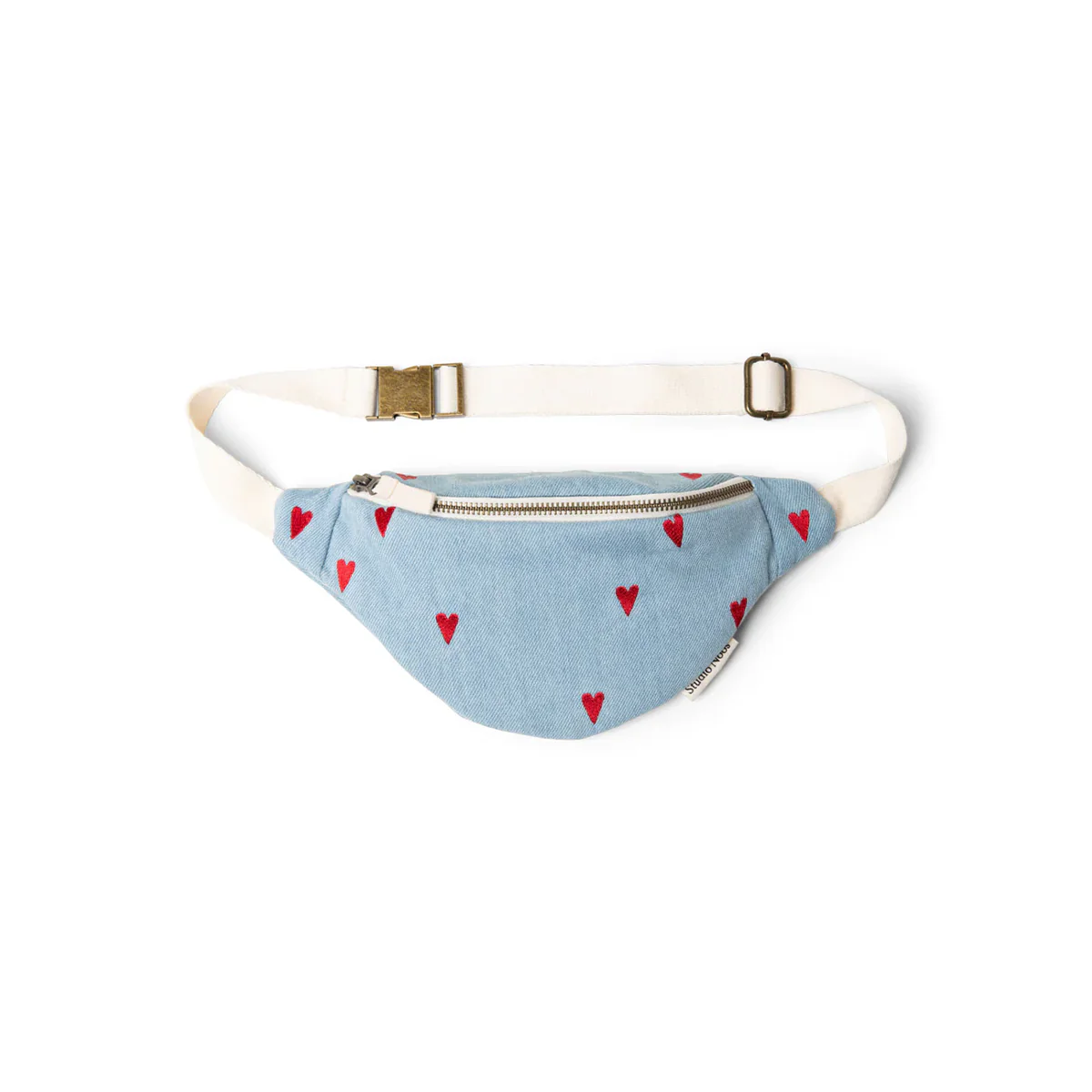 Mini Banane Denim Coeurs