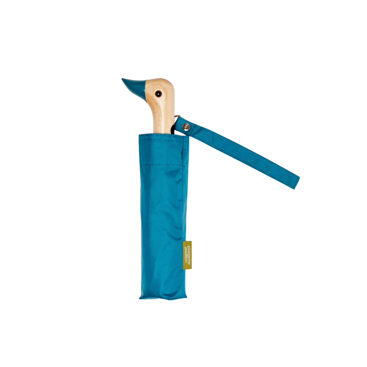 Parapluie à manche Tête de Canard - Bleu Sarcelle