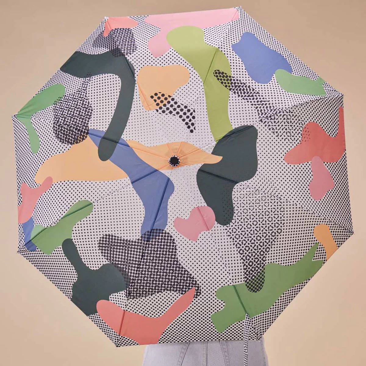 Parapluie à manche Tête de Canard - Dots - Image 2