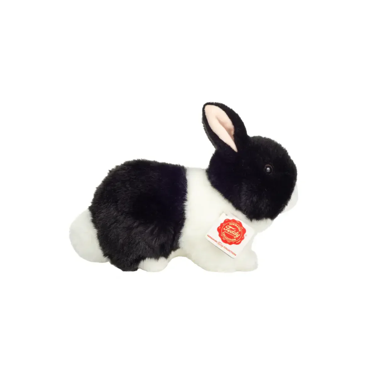 Peluche Lapin Noir et Blanc - Image 2