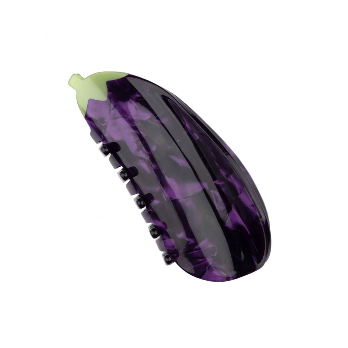 Pince à Cheveux - Aubergine