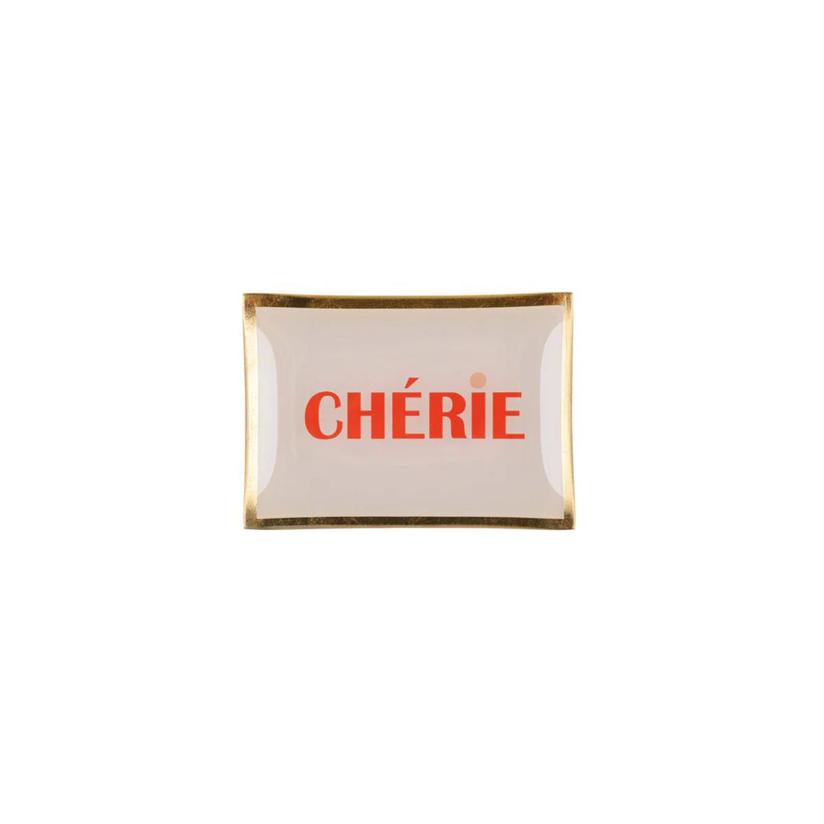 Plateau Rectangle M - Chérie - Dusty Rose - 10 x 14,2 cm