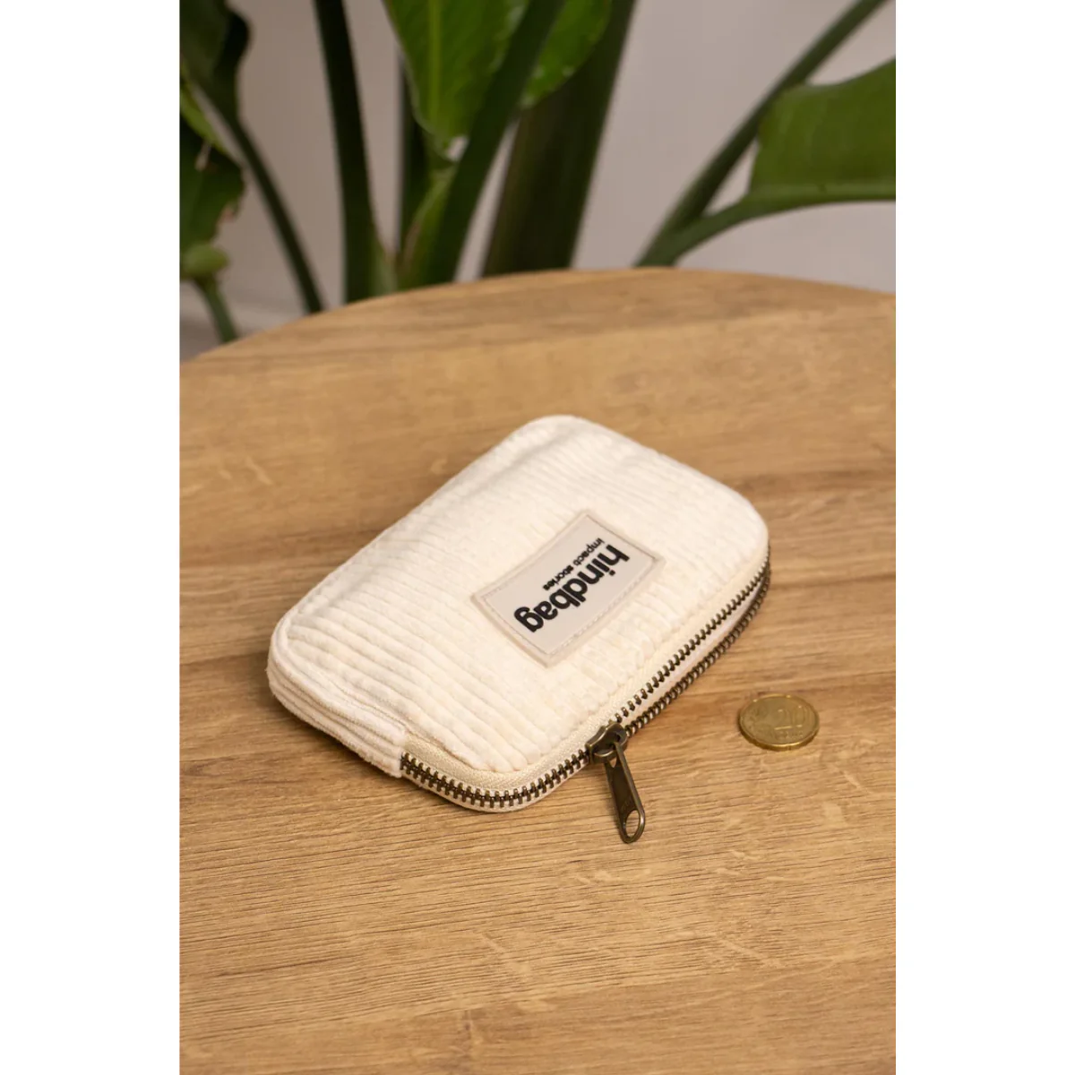 Porte-monnaie Lili - Velours Beige - Image 18