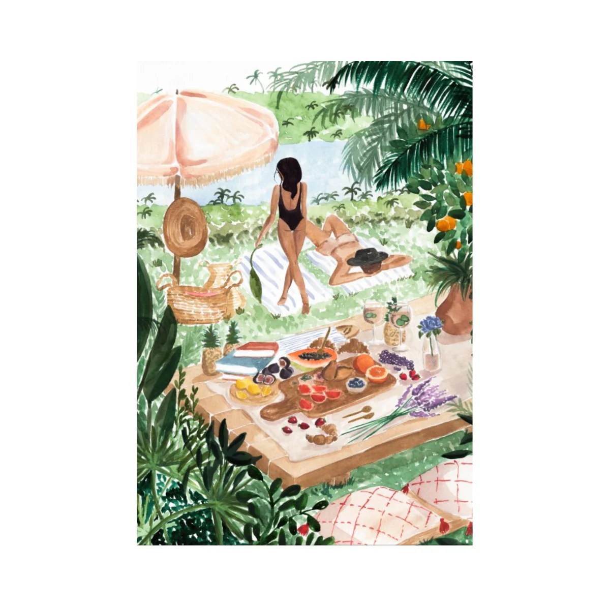 Puzzle Pique-nique dans le Sud - 1000 pièces