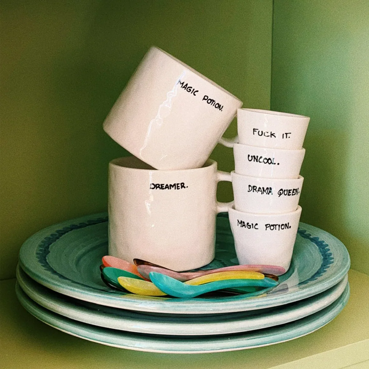 Tasse Expresso Drama Queen - Blanc - Image 3