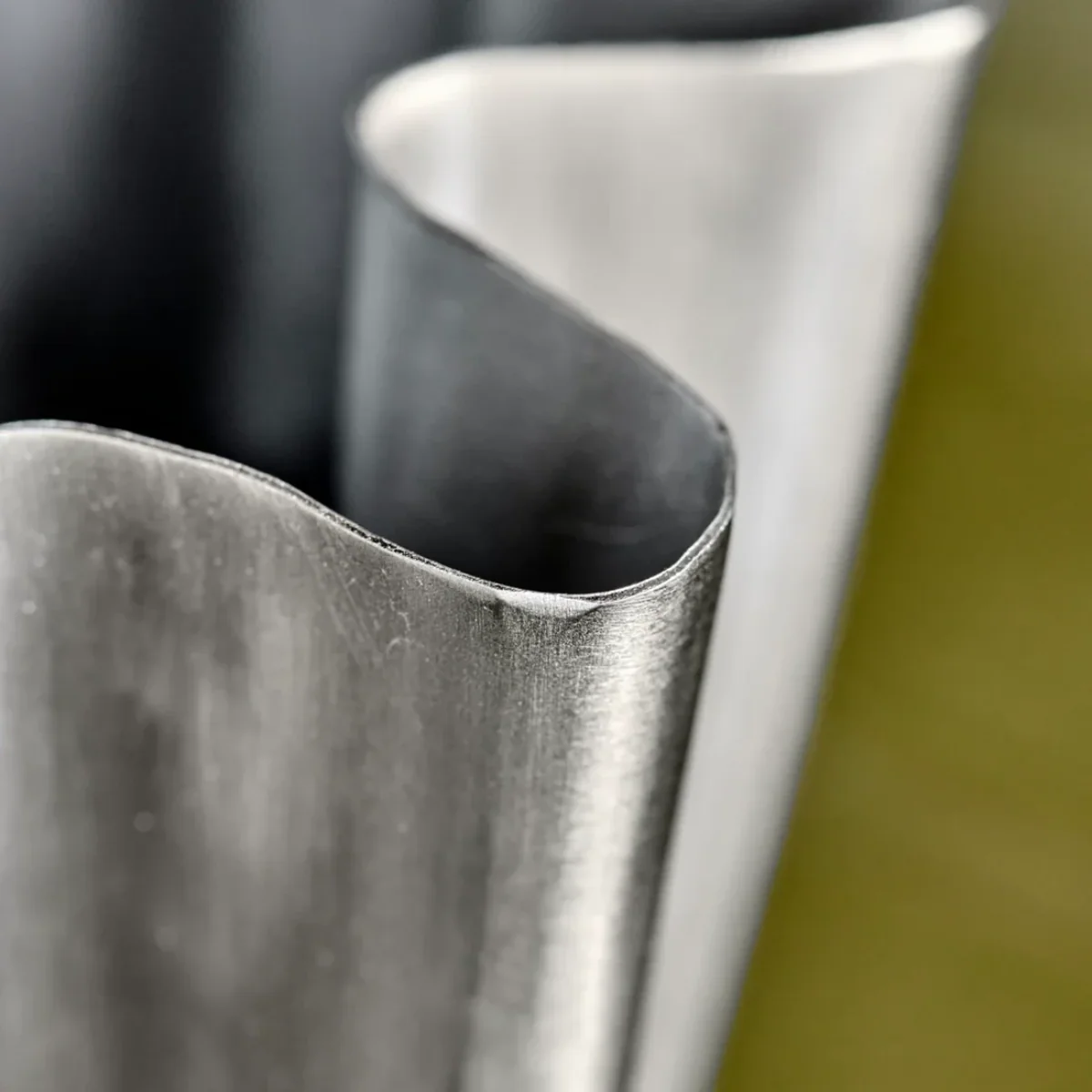 Vase HDFlood Fini Argent Brossé 13 cm - Image 3