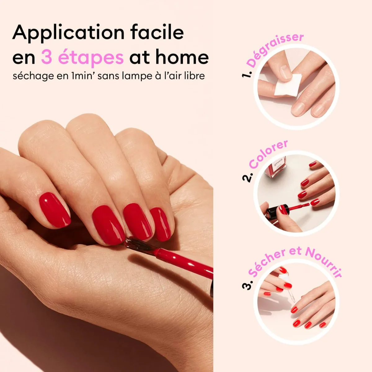 Vernis à ongles Green™ - Neon Pink - 15 ml - Image 8