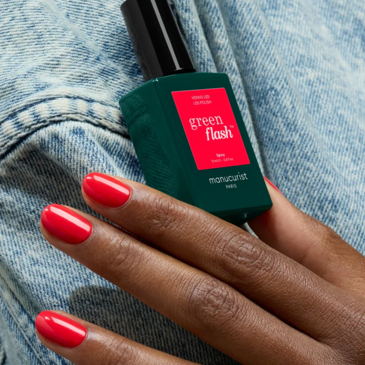 Vernis Semi-permanent LED Green Flash™ - Spicy - 15 ml - Image 2
